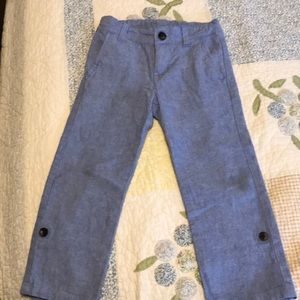 Blue dress boy pants